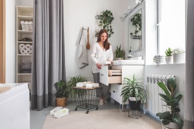 Bathroom Remodel with Custom Cabinets