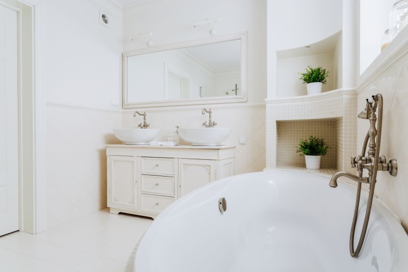 Elegant Bathtub with Accessories